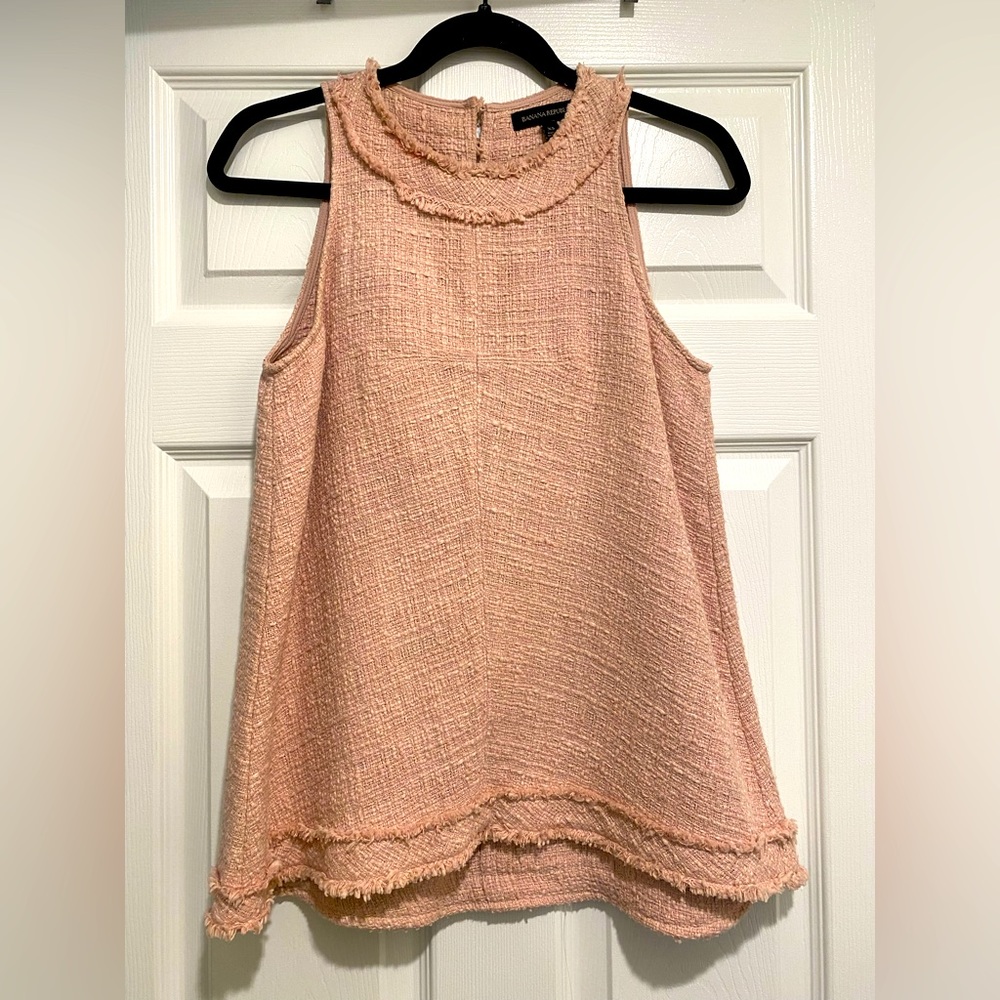A-line tweed tank
